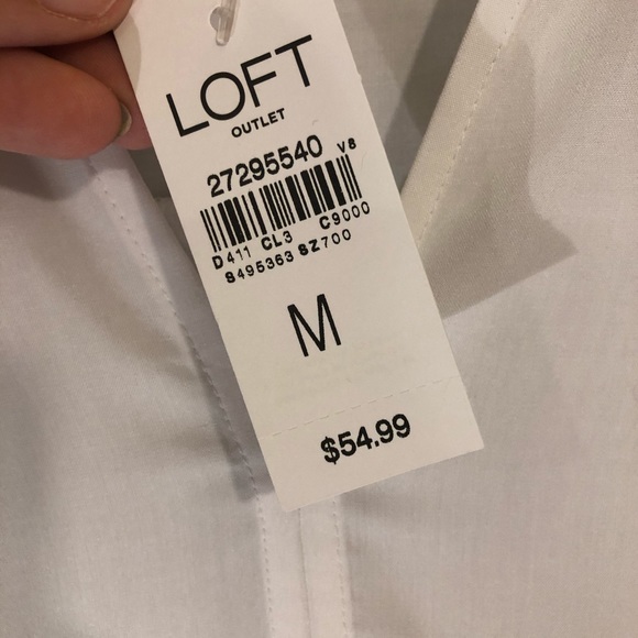 LOFT | Tops | Nwt Loft Outlet Spring Summer Blouse Tunic Medium | Poshmark